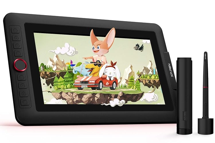 XPPen Artist12 Pro 11.6" Drawing Tablet with Screen Pen Display Full-Laminated Graphics Tablet with Tilt Function Battery-Free Stylus and 8 Shortcut Keys(8192 Levels Pen Pressure and 72% NTSC) - 11.6